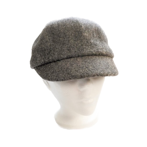 Kangol grey gray wool stingy spacecap size medium - Picture 3 of 5